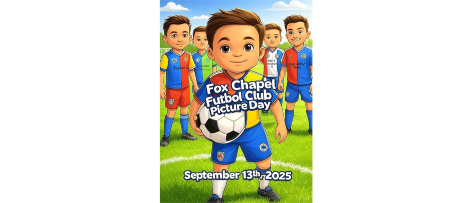 FCFC Photo Day Schedule - This Saturday - September 13th!